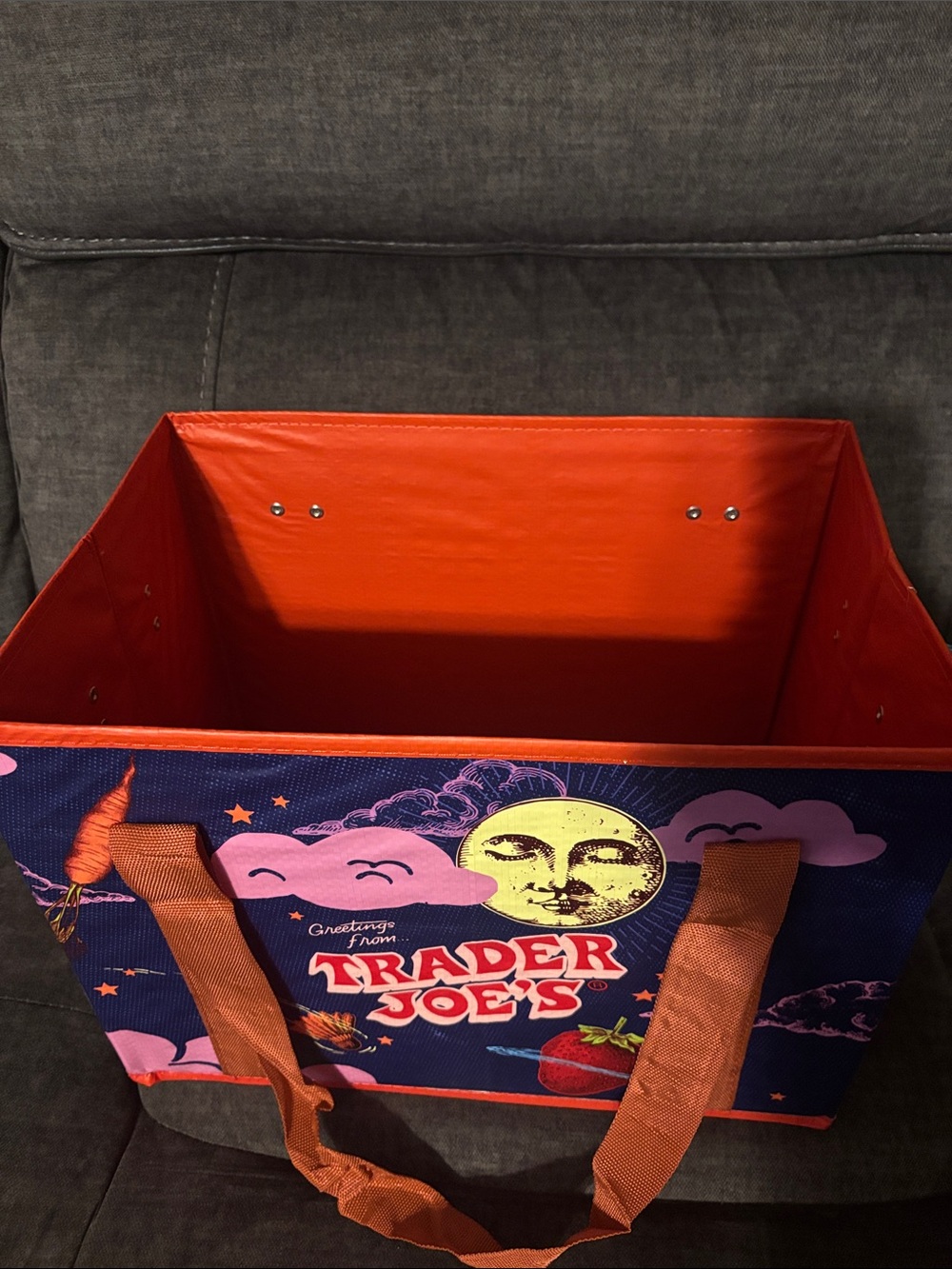 Trader Joe’s Stand Up Collapsible Grocery Tote Bag
